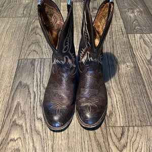 Tony Lama brown leather boots